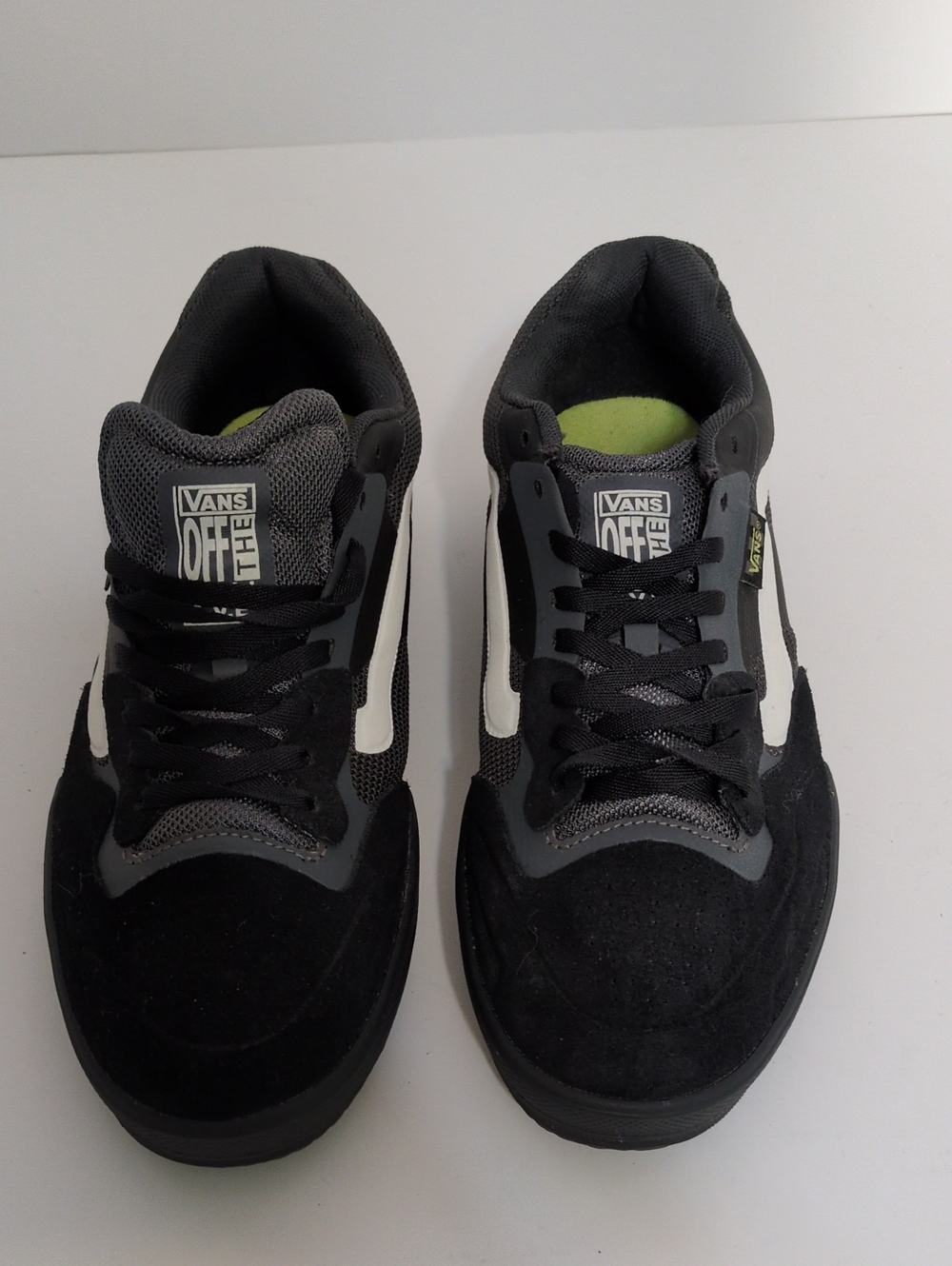 Vans AVE Anthony Van Engelen Skate Shoes Black White Suede Mesh Men Size 8 72135